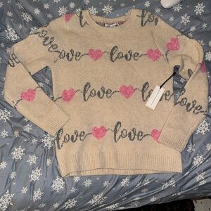 Cupcakes and Cashmere Valentines Day Sweater - Women's Size small